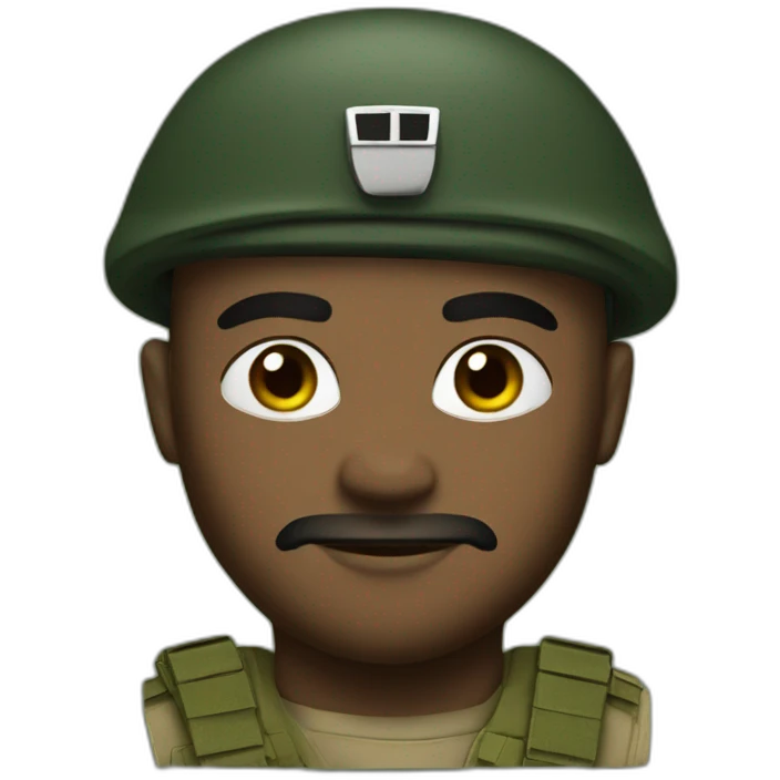 army black green beret emoji