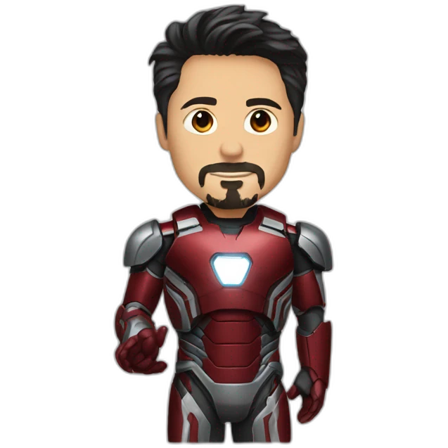 Tony stark in iron suit emoji