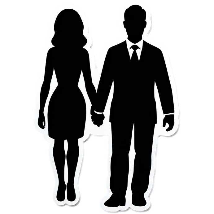 Man an woman emoji