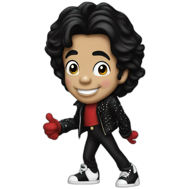 Michael Jackson in Mickey Mouse emoji