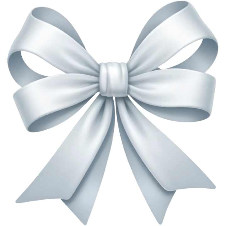 Beyaz kurdele  emoji