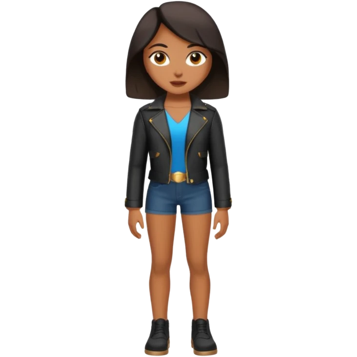 Matrix trinity black leather full body emoji
