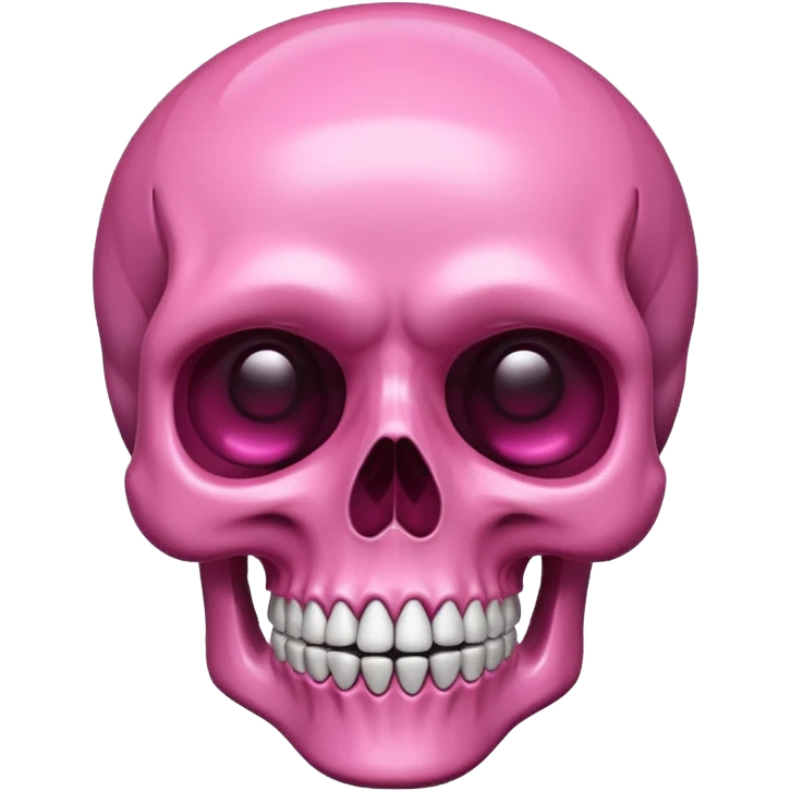 Pink skull  emoji