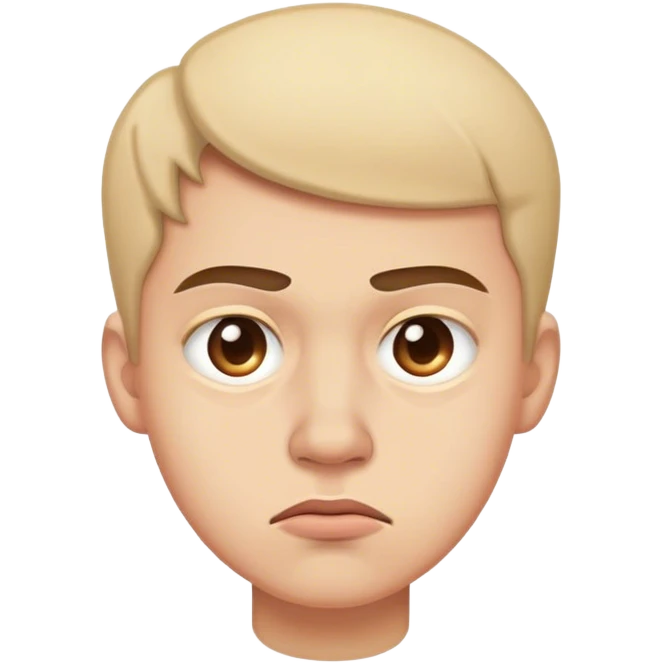 Side eye emoji with a disgusted face  emoji