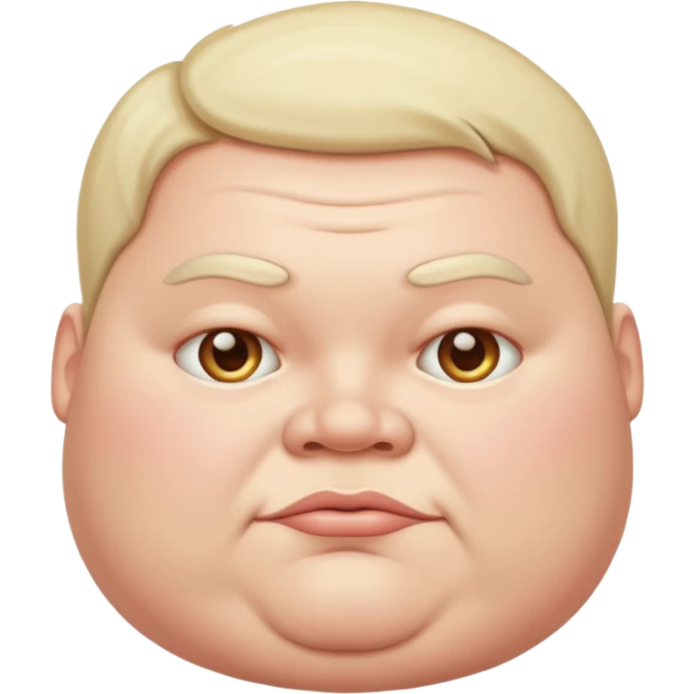Fat person emoji