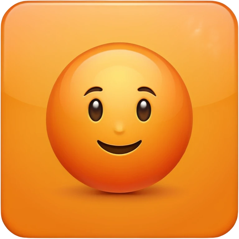 Orange color emoji