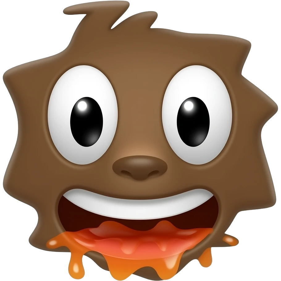 Github logo being vomited emoji