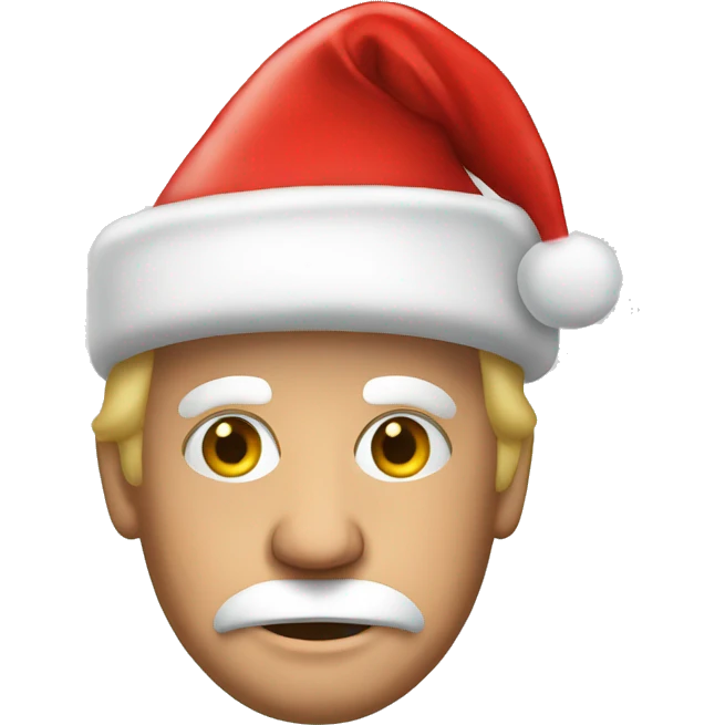 trump with santa hat emoji
