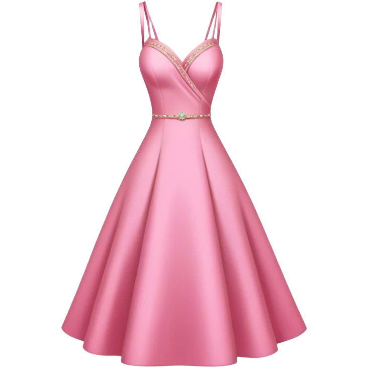 luxury dress wardrobe iconic pink emoji