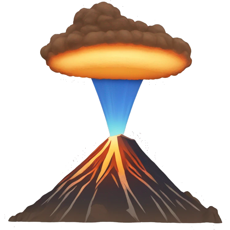 volcan Teide endormi emoji