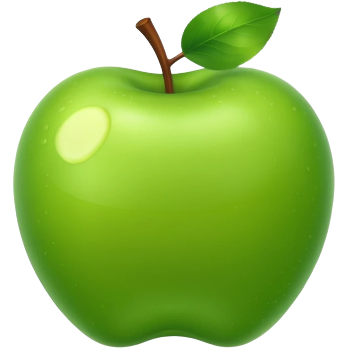 green apple emoji