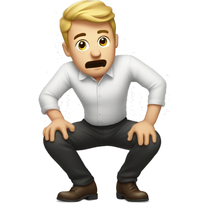 Man farting emoji
