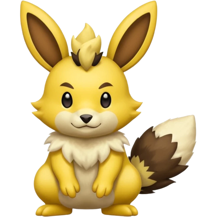 Zeraora-Buneary-Bunnelby-fusion emoji