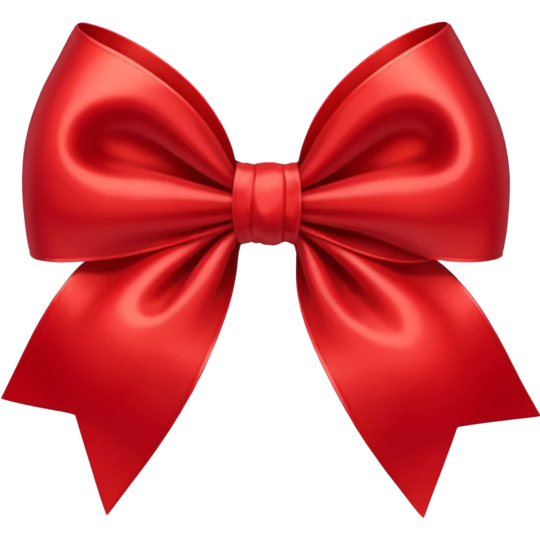 Red pookie bow emoji