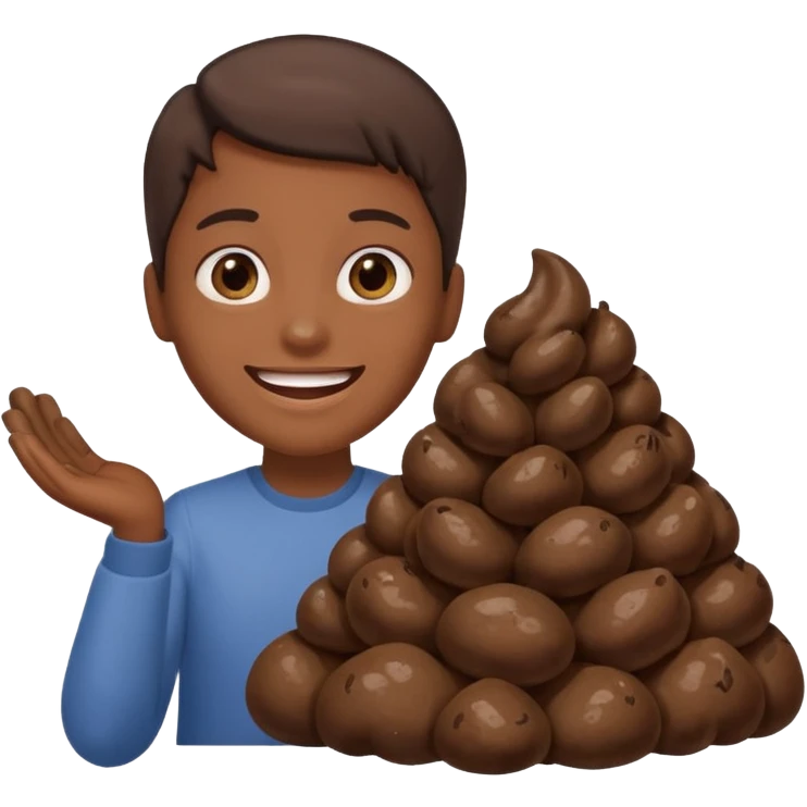 Poop lover emoji