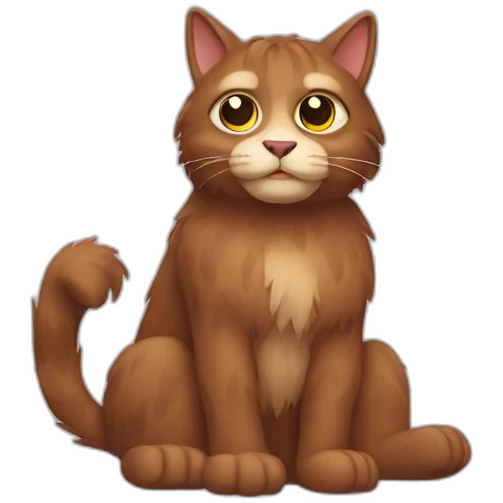 Cat big foot emoji
