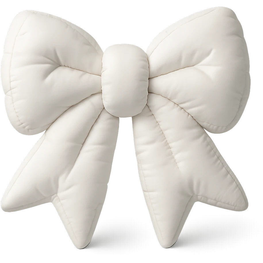 white gothic bow gothic bow emoji