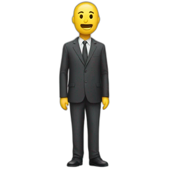 Controlling the world man emoji