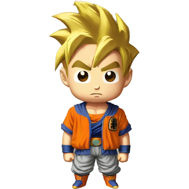Goku sad in dragon ball z  emoji