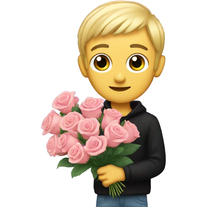 Lil peep holding roses emoji