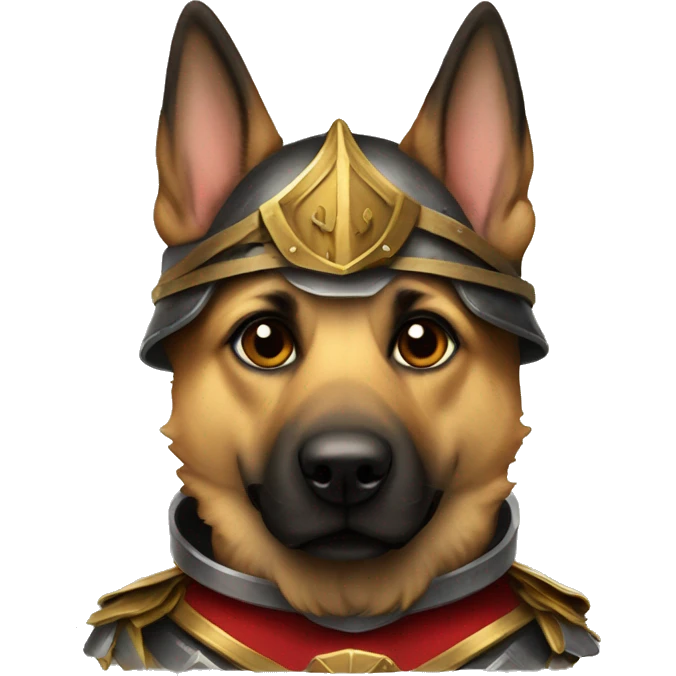 German Sheppard knight emoji