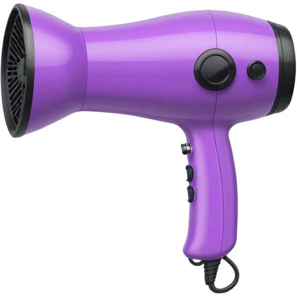Cute Hair dryer, different designs and pattern emoji