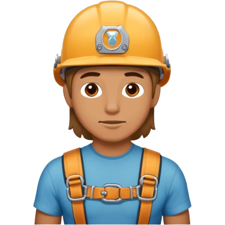 belayer with harness emoji