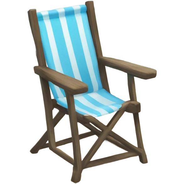 simbolo de conecção de rede sentado em uma cadeira de praia tomando suco de férias emoji