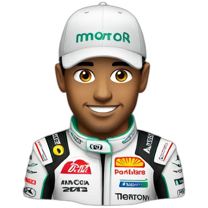 Lewis Hamilton f1 driver emoji