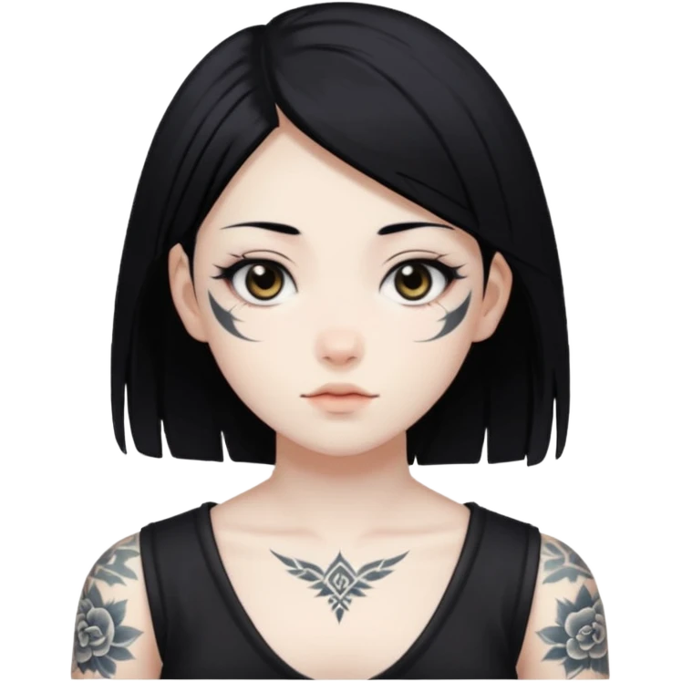 Sukuna megumi form white tatoos emoji