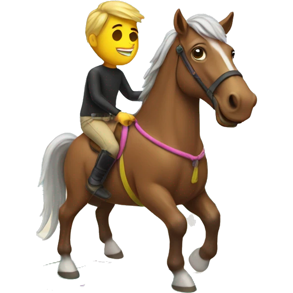 horse on surfboard emoji