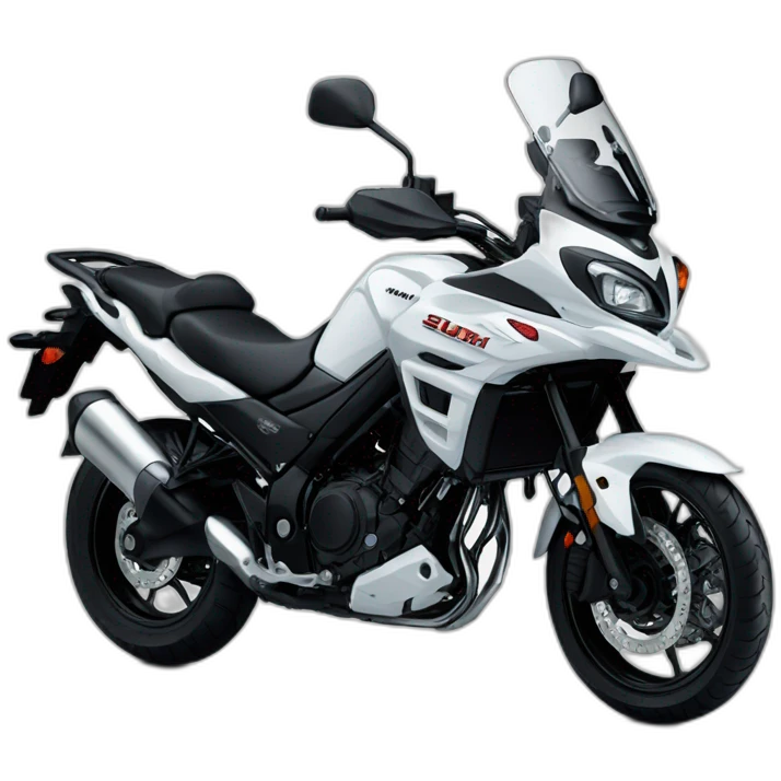 2017 Suzuki vstrom white emoji