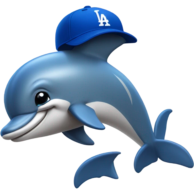 Dolphin Los Angeles Dodgers emoji