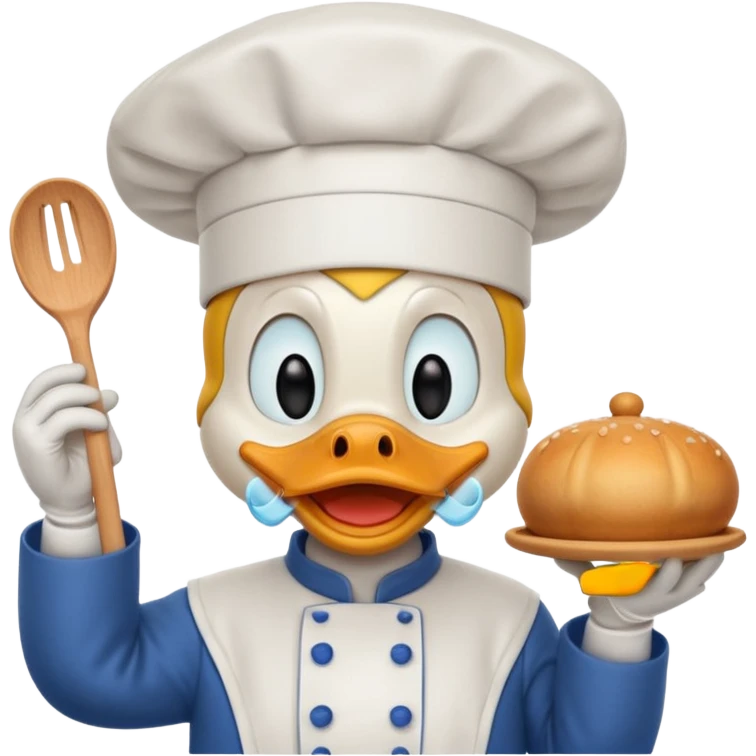 donald duck in chef hat







 emoji