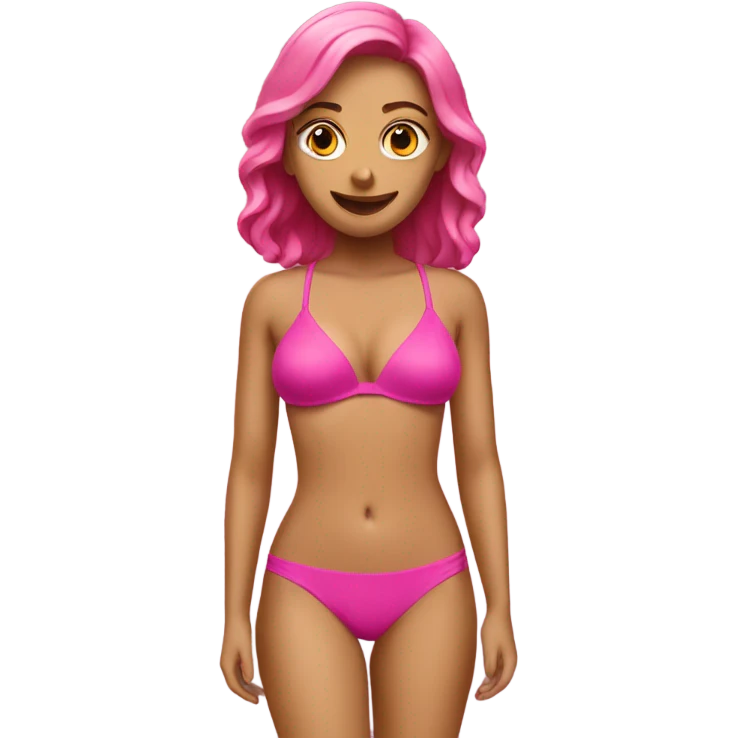 pink bikini emoji