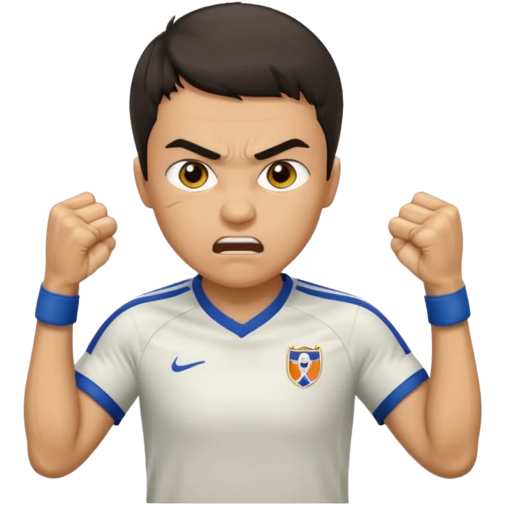 soccer player angry emoji