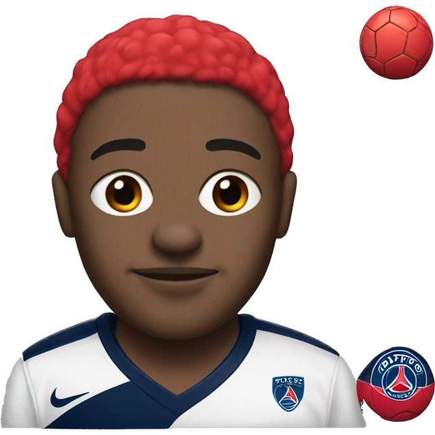 Raptors with soccer psg jersey  emoji