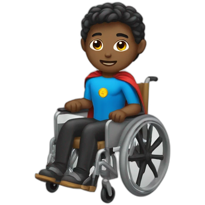 Disabled super hero emoji | AI Emoji Generator