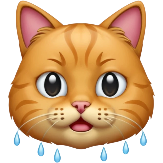 cat crying emoji