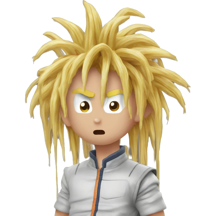 Goku mange des spaghettis  emoji