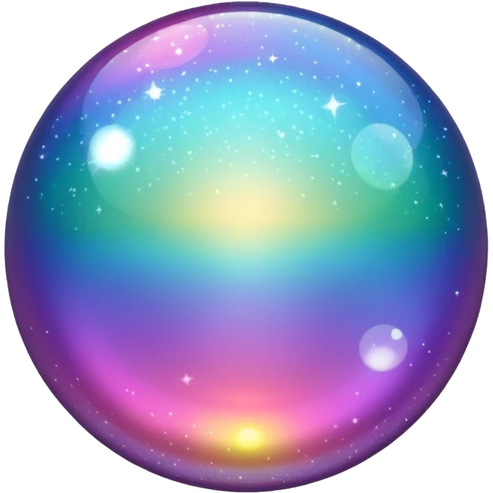 bolinha glitter emoji