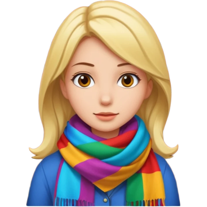 girl behind wall emoji