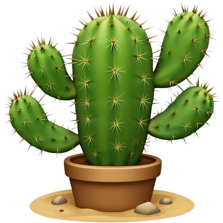 cactus plant with spines emoji