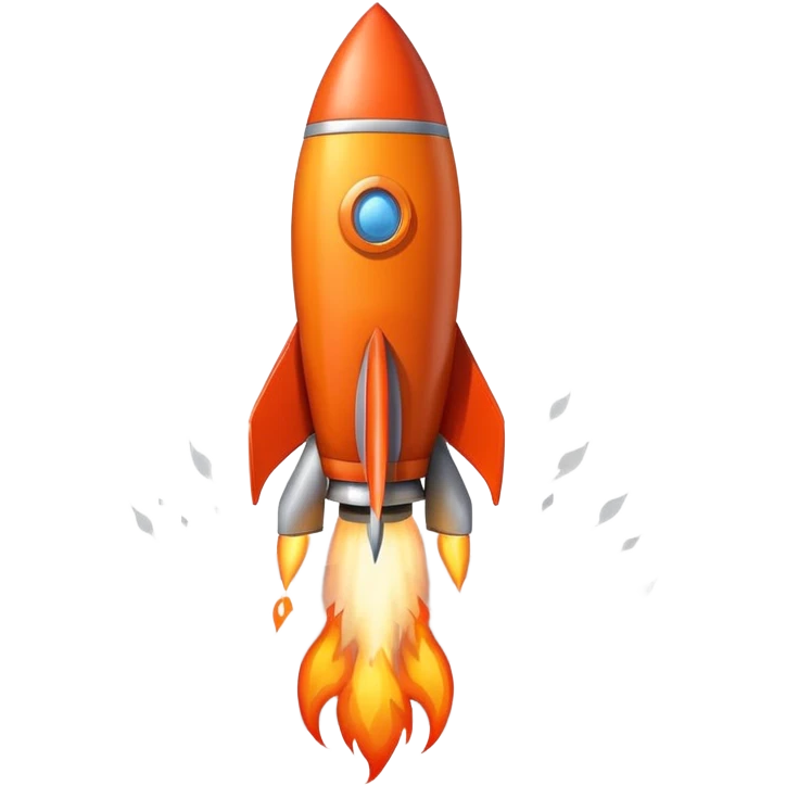 rocket launching emoji