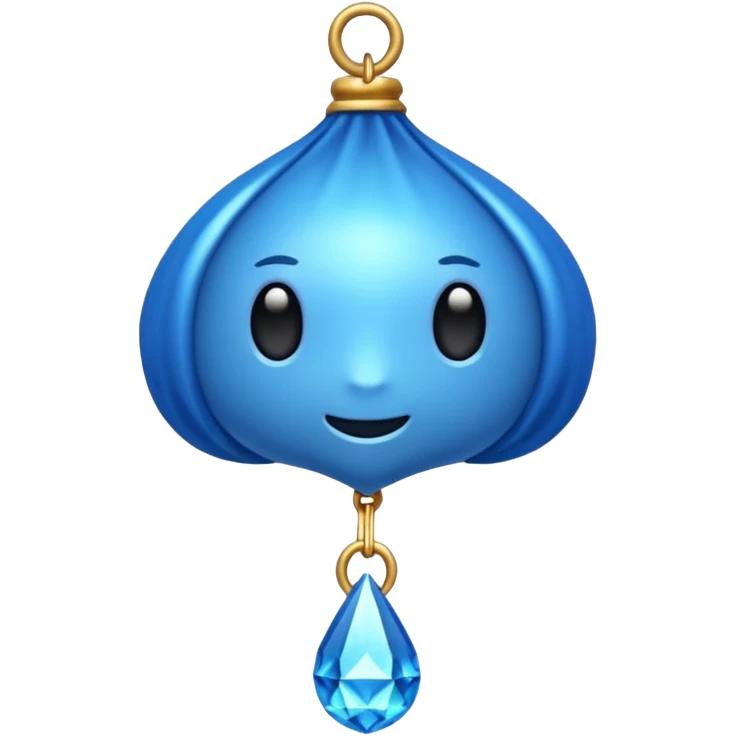 Lazo color azul emoji