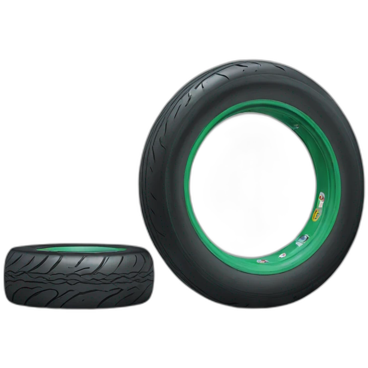 Skateboard tyre emoji