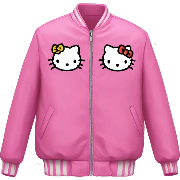 Hello kitty jacket  emoji