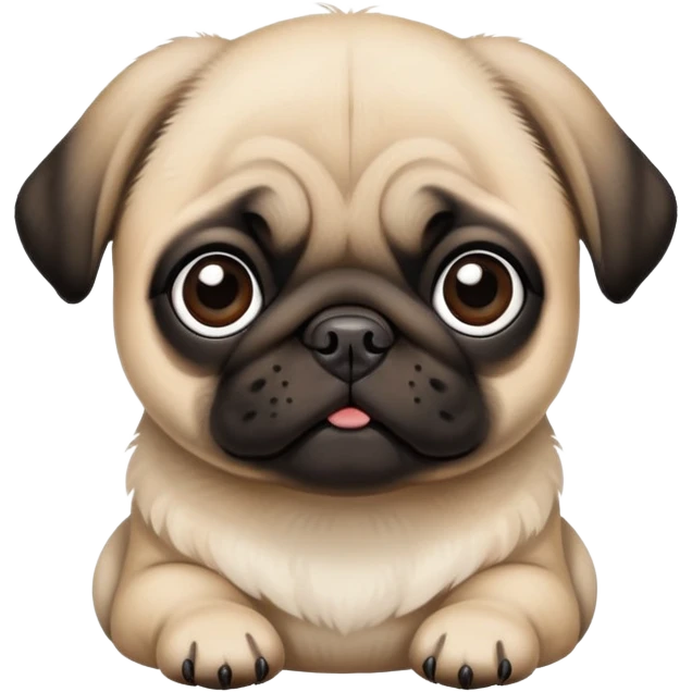 mops pug puppy emoji