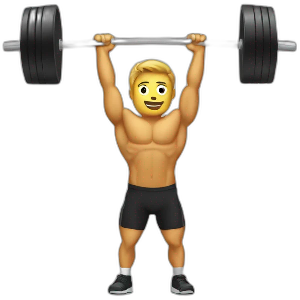 weight lifting  emoji