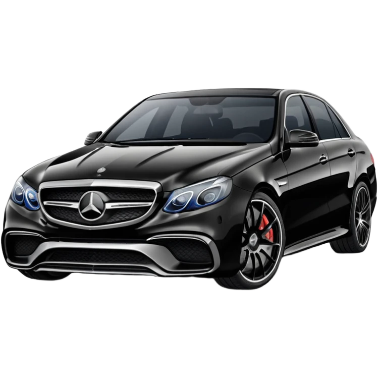 Mercedes e63s w212 black emoji